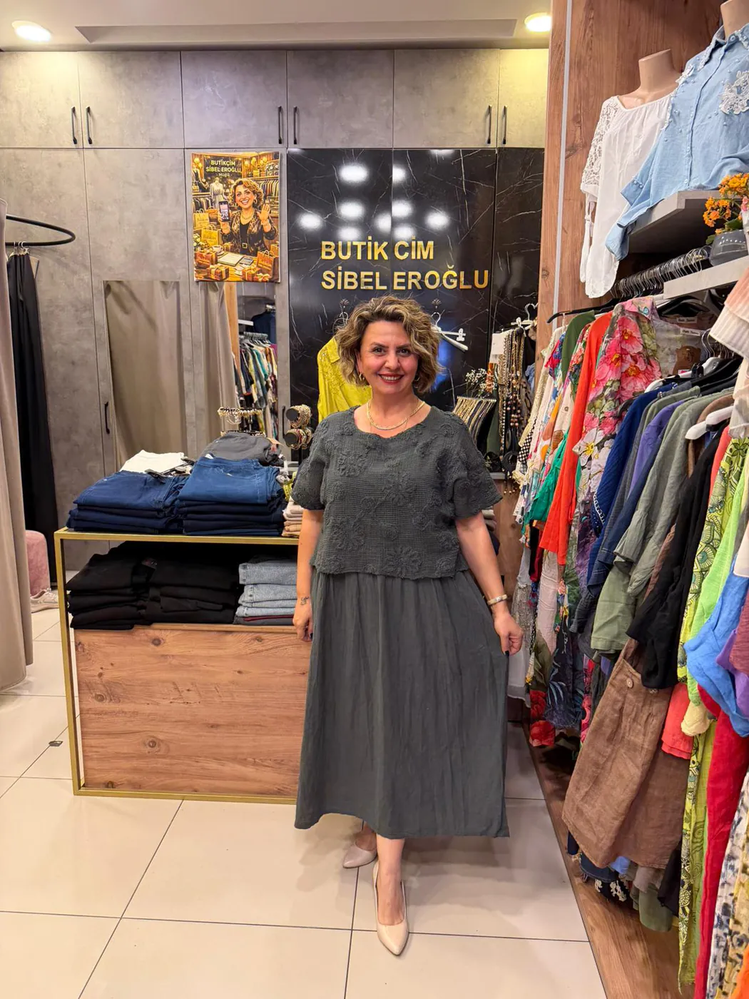 FİLE BLUZ DETAYLI ELBİSE